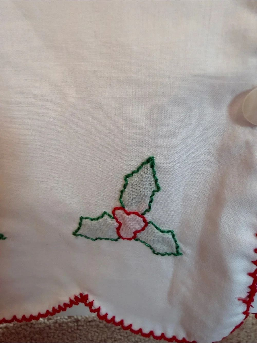 Little Bear Smocks Holiday Wreath Embroidered Dress and Socks Size 6 NEW